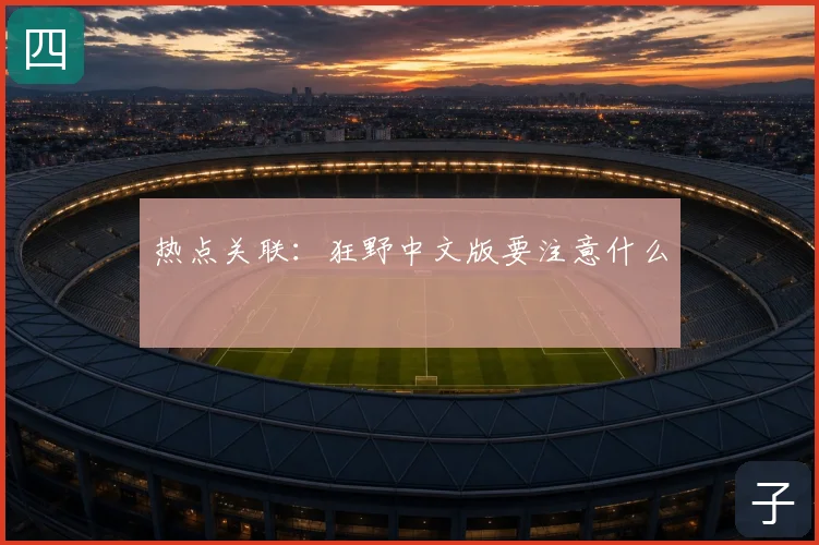 热点关联：狂野中文版要注意什么